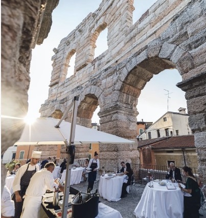 Star Roof Experience — exclusive dinner beside the Arena di Verona