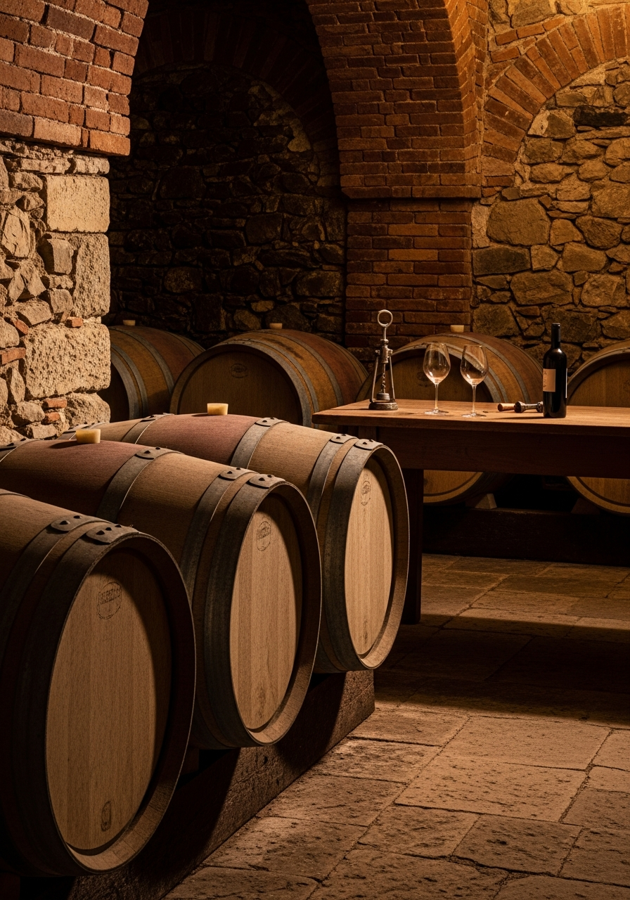 Private Tuscany wine tasting in a historic cellar — Brunello di Montalcino and Chianti Classico estate visit